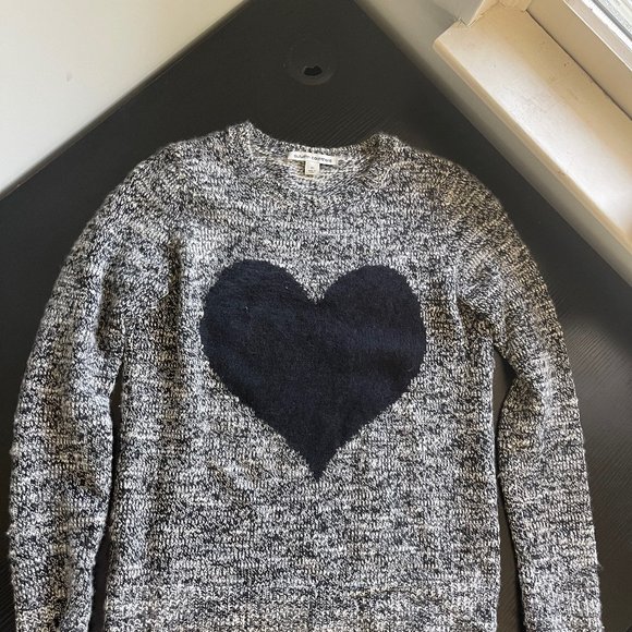 Autumn Cashmere Sweater, Black Heart - Picture 1 of 5